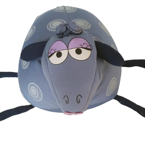 Bean Bag Sheep Stuffed Animal, Blue - Picture 2 of 7